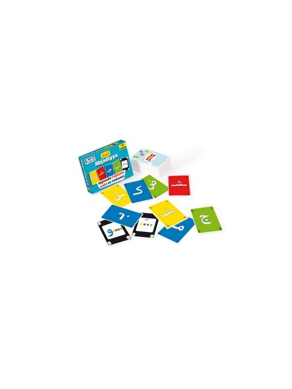 Jeu de cartes « Abjadiyya » - Apprendre l'alphabet arabe en s'amusant