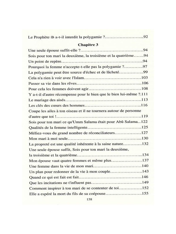 Polygamie ou ton mari a toi seule?