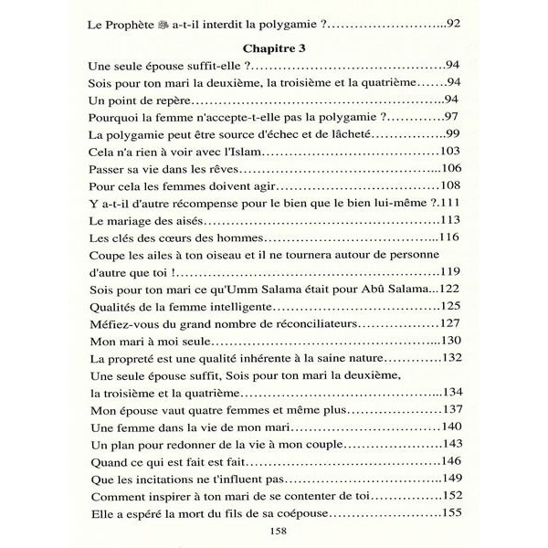 Polygamie ou ton mari a toi seule?