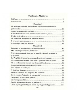 Polygamie ou ton mari a toi seule?