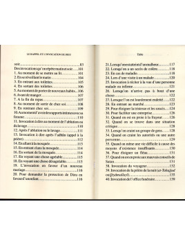 Le rappel et l'invocation de Dieu Sâdiq Charaf