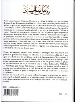 Riyad As-Sâlihîn An Nawawi