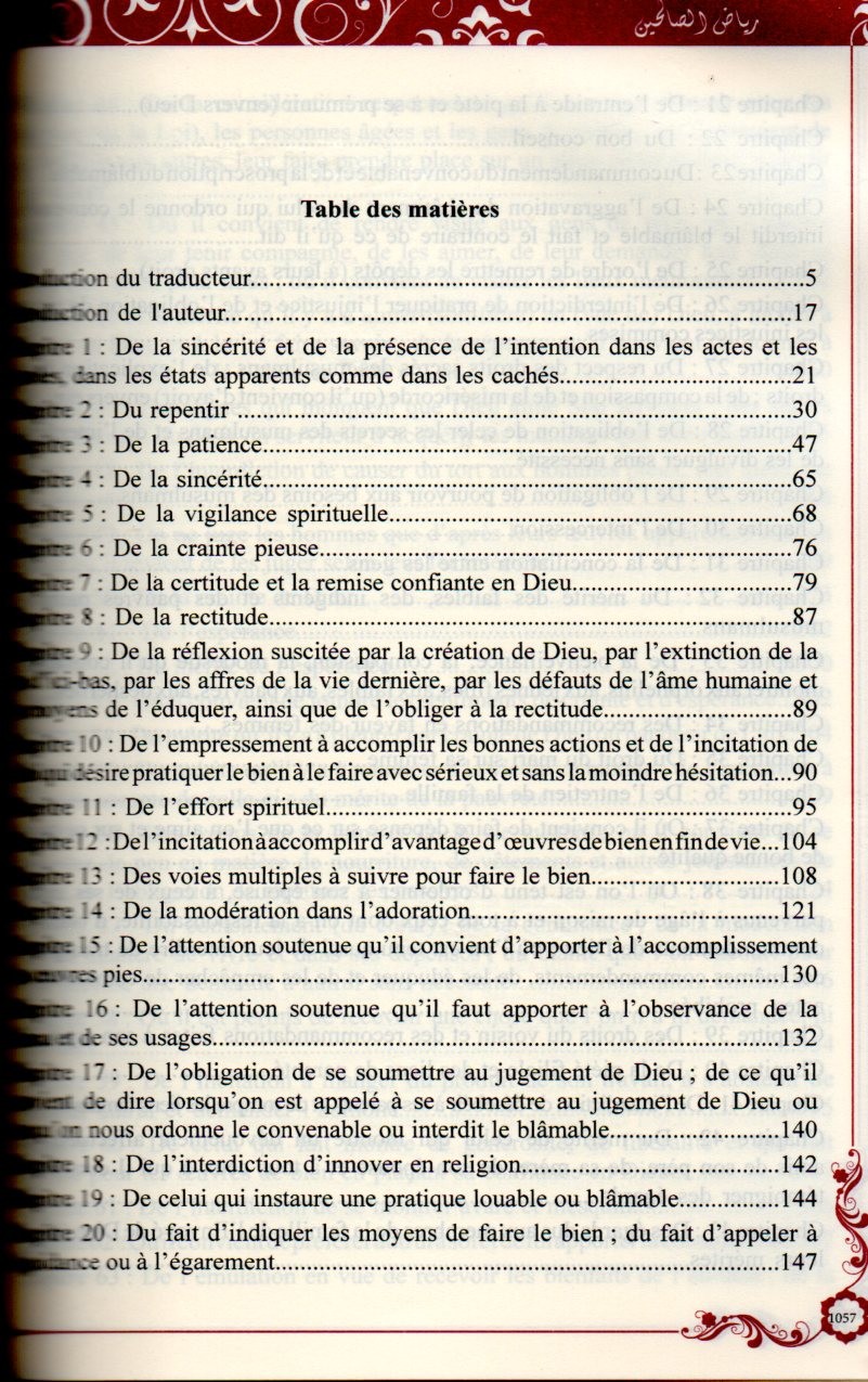 Riyad As-Sâlihîn An Nawawi