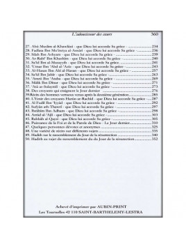 L'adoucisseur des Coeurs Ibn Qudama Al Maqdissi