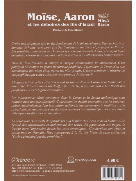 Moïse, Aaron et les déboires des fils d'Israël - L'histoire de Coré