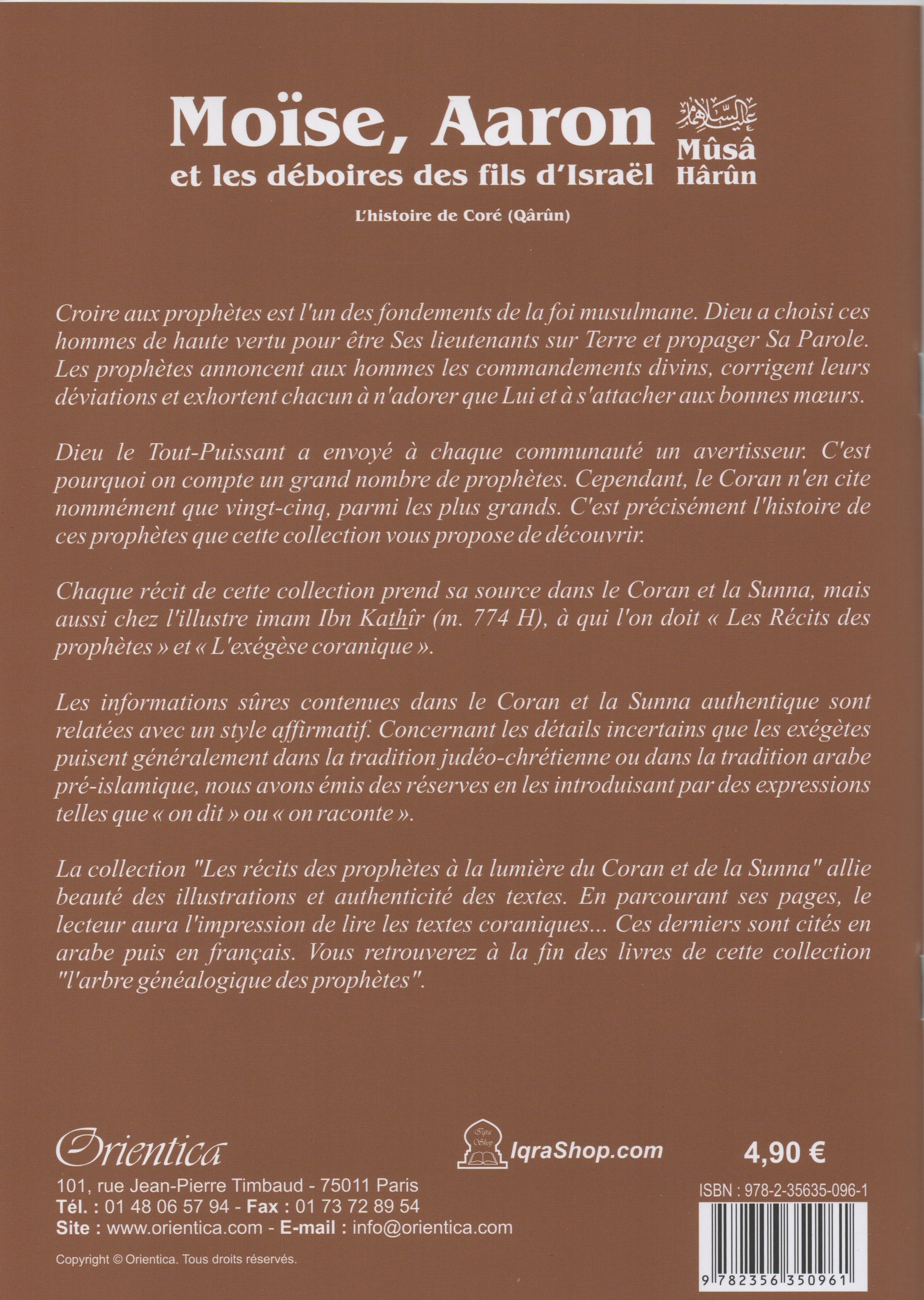 Moïse, Aaron et les déboires des fils d'Israël - L'histoire de Coré