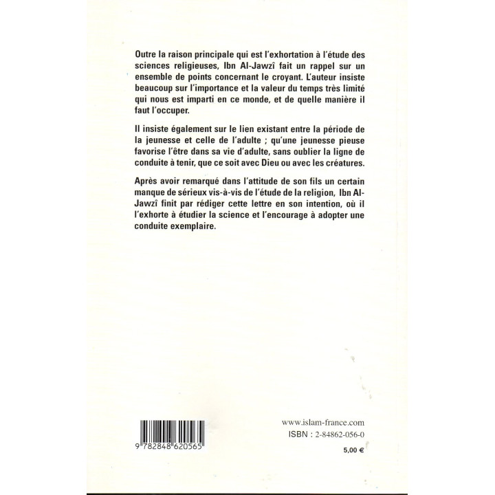 Lettre à mon fils Ibn Al Jawzî