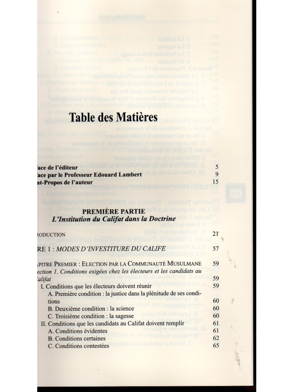 Les Principes Du Gouvernement En Islam Le Califat et Son évolution AS-SANHOURI