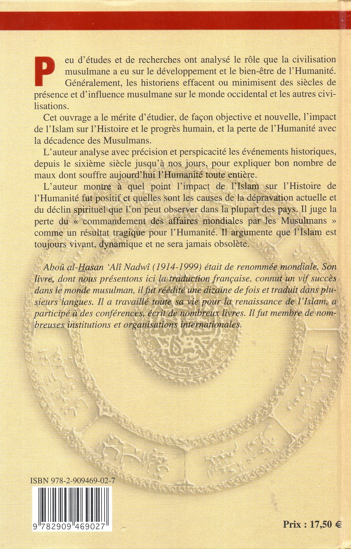 Apports de la Civilisation Musulmane à l'Occident Abou Al-Hassan 'Ali Nadwi
