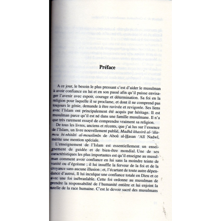 Apports de la Civilisation Musulmane à l'Occident Abou Al-Hassan 'Ali Nadwi