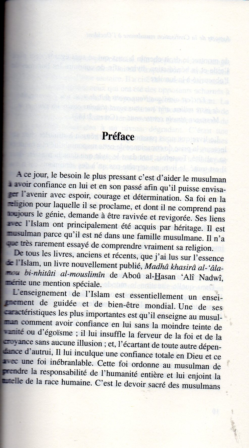Apports de la Civilisation Musulmane à l'Occident Abou Al-Hassan 'Ali Nadwi