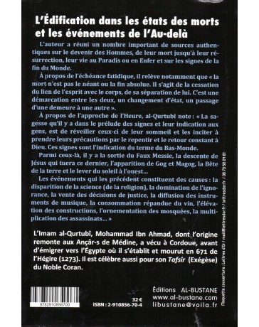 L'édification dans les états des Morts et les événements de l'au-delà AL QURTUBI