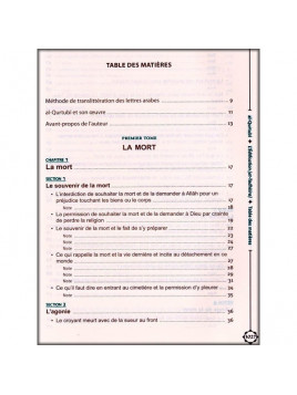 L'édification dans les états des Morts et les événements de l'au-delà AL QURTUBI