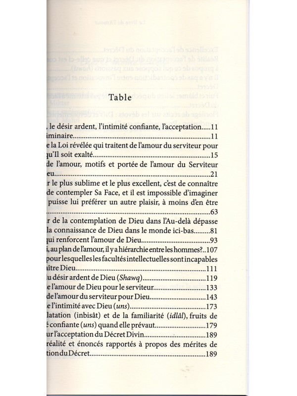Le Livre de l'Amour AL-GHAZALI