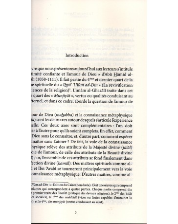 Le Livre de l'Amour AL-GHAZALI