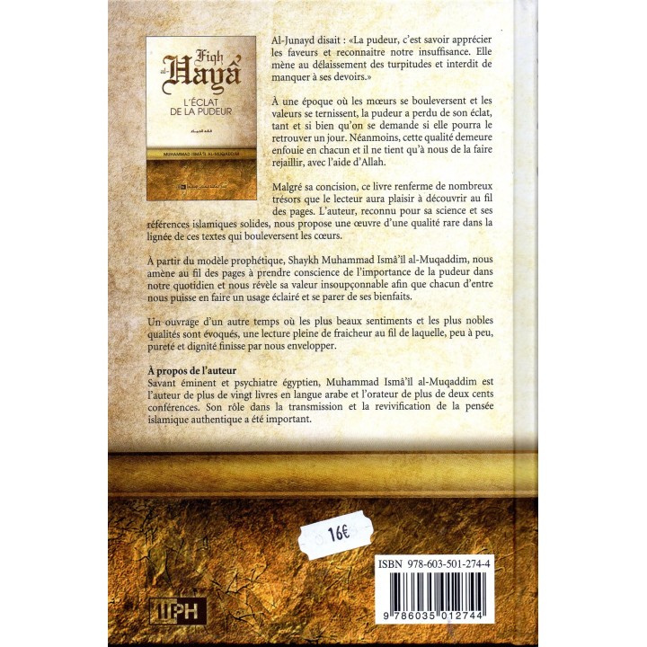 Fiqh al-Haya' L'éclat de la pudeur MUHAMMAD ISMA'IL AL-MUQADDIM