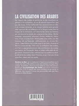 La civilisation des arabes GUSTAVE LE BON