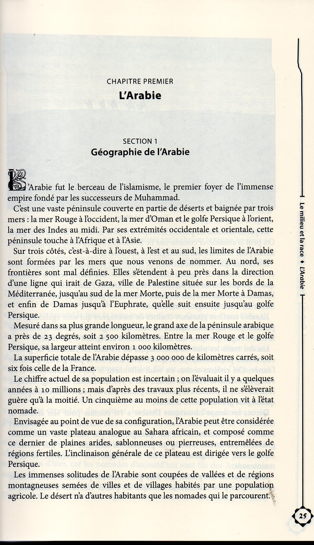 La civilisation des arabes GUSTAVE LE BON