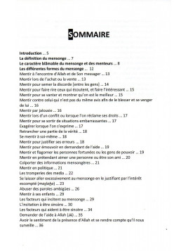 LE MENSONGE ASPECTS ET REMEDES  CHEIKH MUHAMMAD IBN IBRAHIM AL-HAMAD