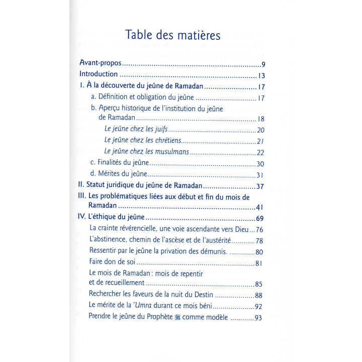 Le Jeune de Ramadan Mustafa KASTIT