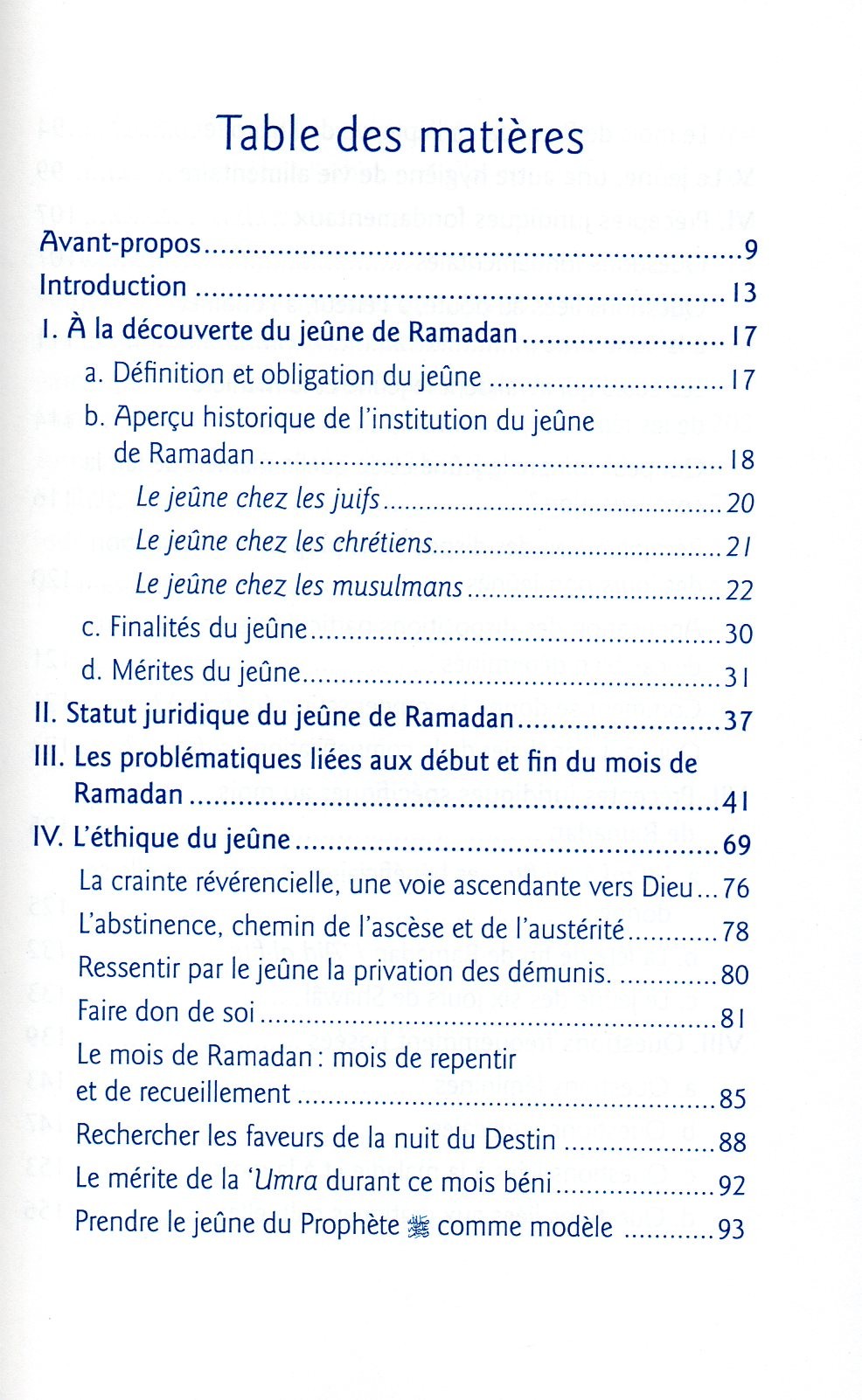 Le Jeune de Ramadan Mustafa KASTIT
