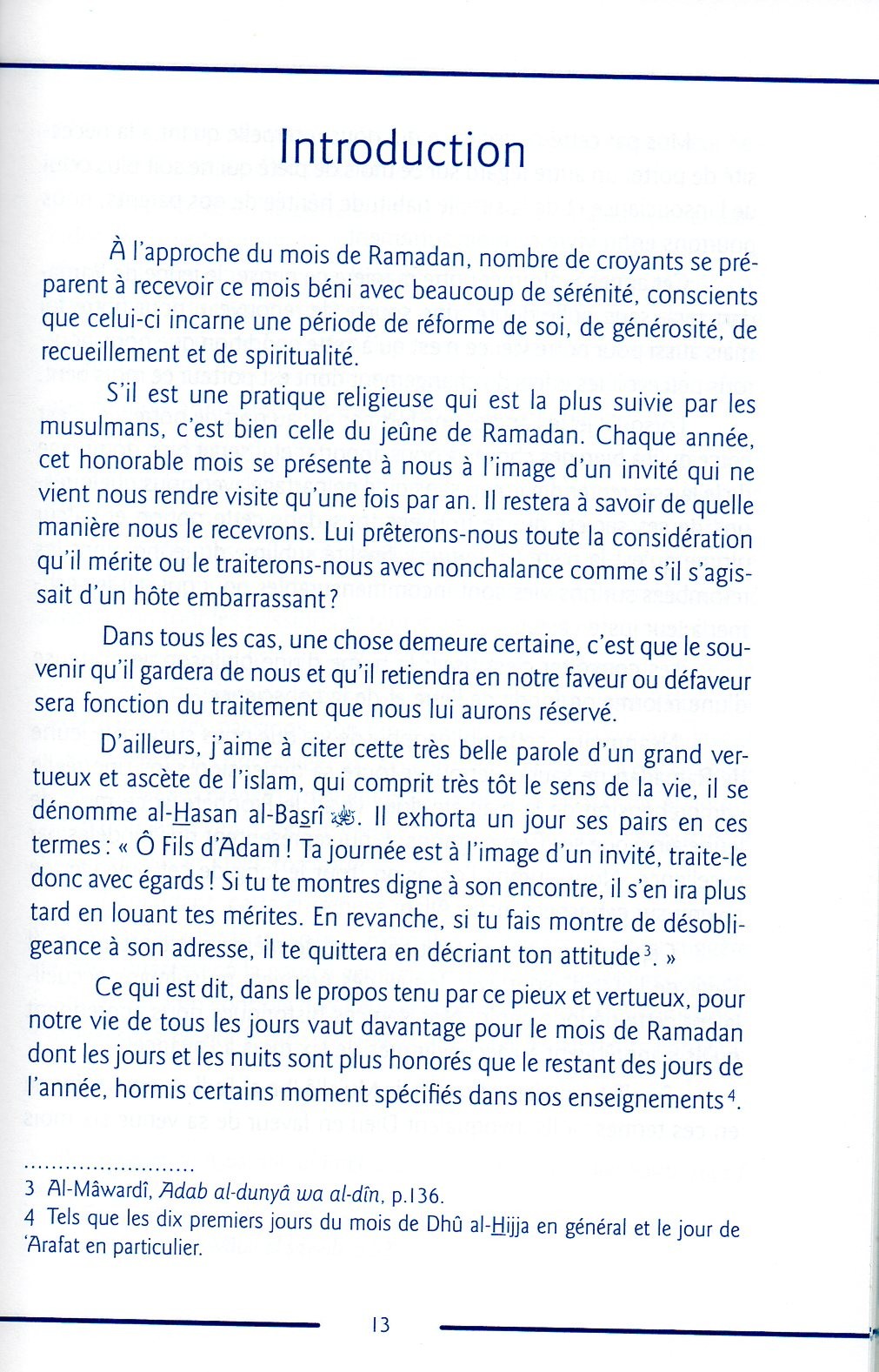 Le Jeune de Ramadan Mustafa KASTIT
