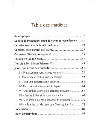 L'humilité dans la prière MUSTAFA KASTIT