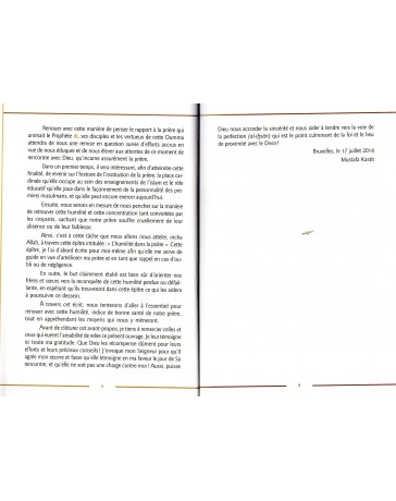 L'humilité dans la prière MUSTAFA KASTIT