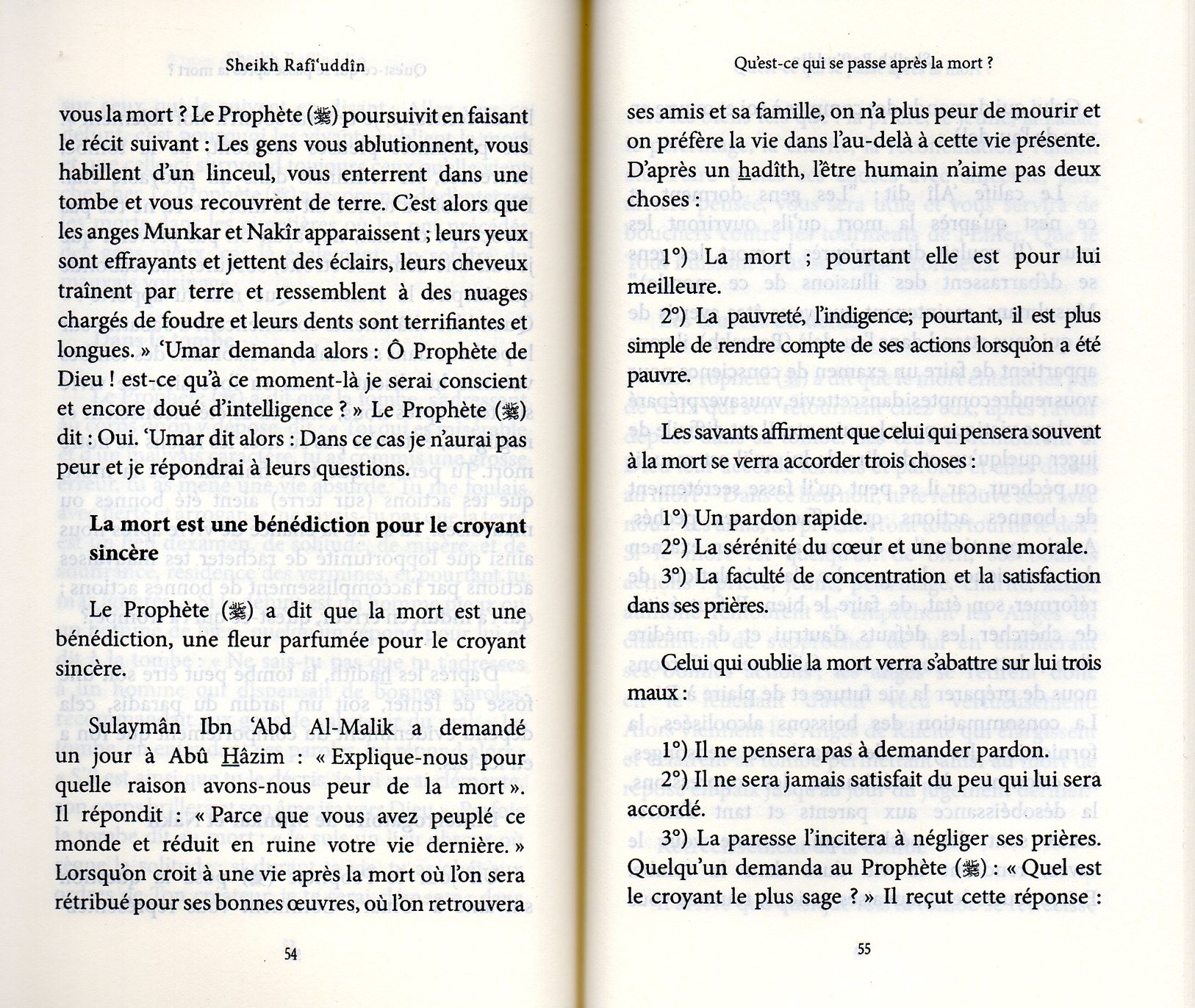 Qu'est ce qui se passe après la mort? SHEIKH RAFI'UDDIN