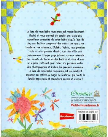 Le Livre de mon bébé musulman (Garçon)