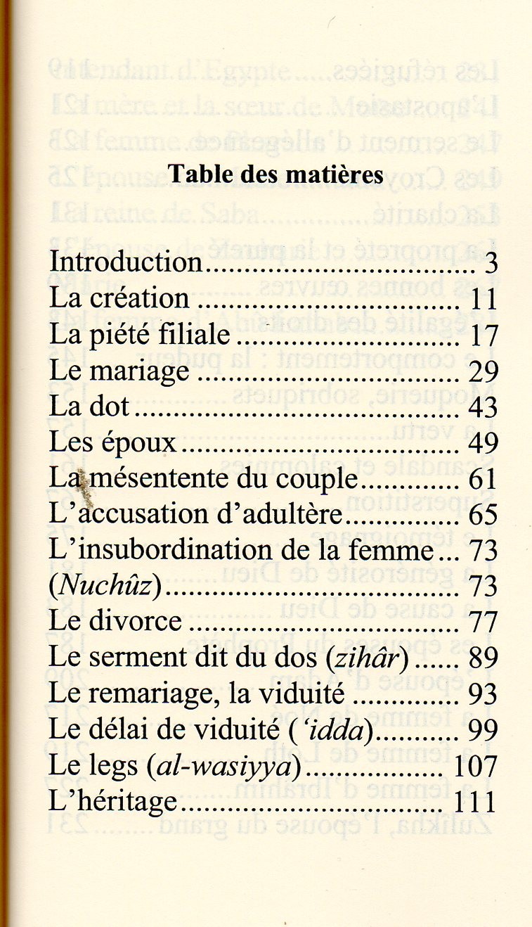 La Femme dans le Coran