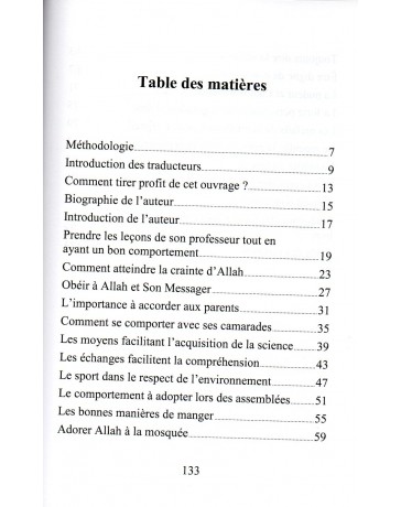 Les Conseils du Professeur Muhammad Shakir