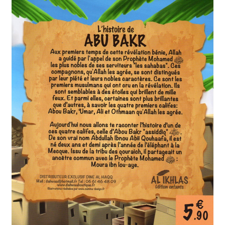 L'Histoire de ABOU BAKR 3/6 ANS
