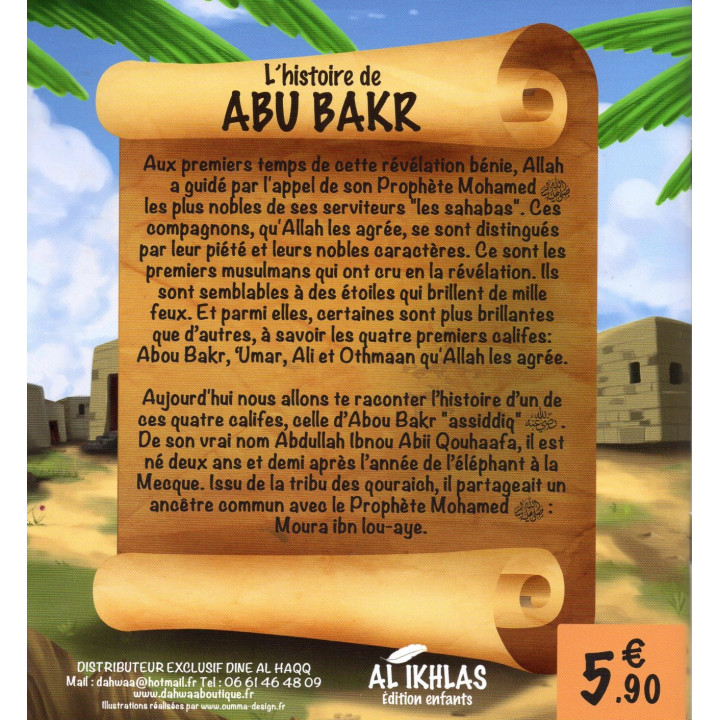 L'Histoire de ABOU BAKR 3/6 ANS