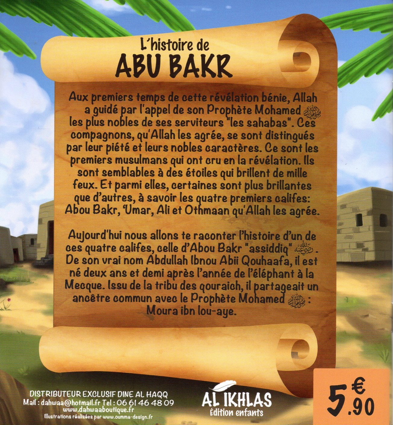 L'Histoire de ABOU BAKR 3/6 ANS