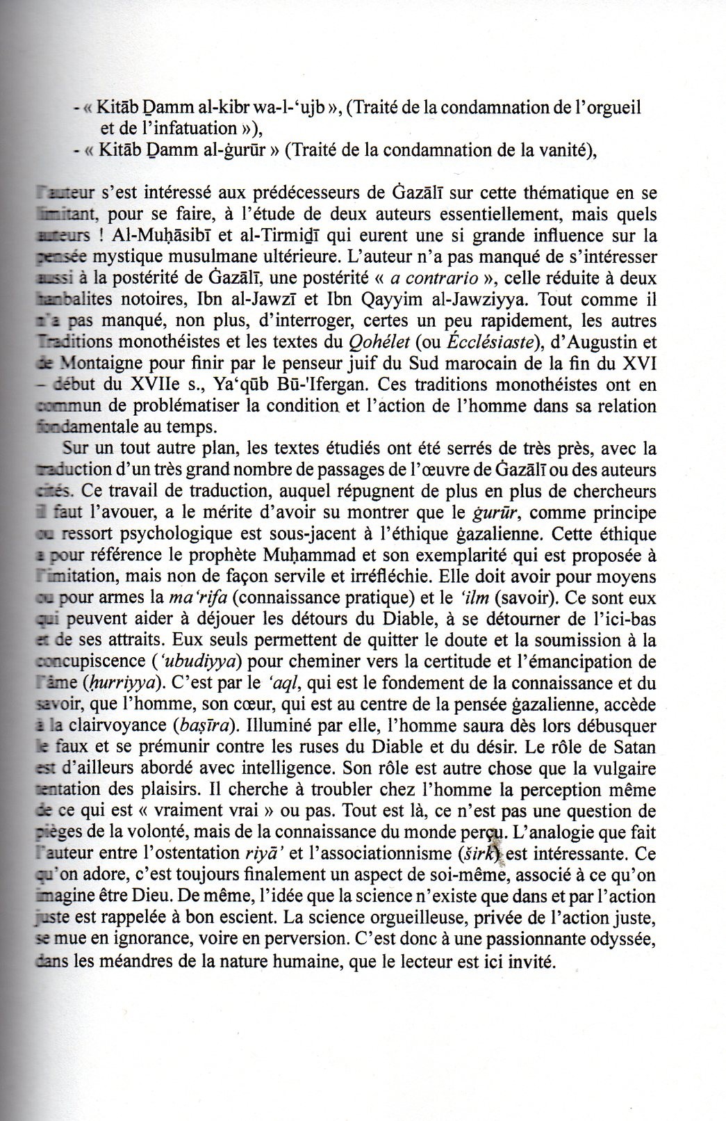 Illusions et Tromperies en Islam LYESS CHACAL