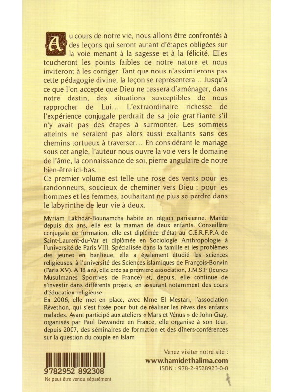 Il était une fois, un homme, une femme... Myriam LAKHDAR BOUNAMCHA