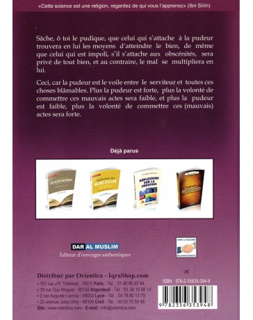 La pudeur A la lumière du coran et de la sunna Shaykh Salim AL HILALI