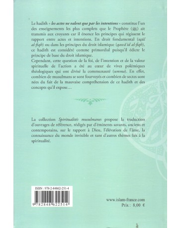 Les Actes ne Valent que par leurs Intentions IBN TAYMIYYA