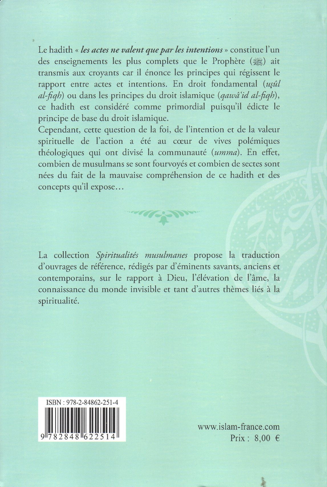 Les Actes ne Valent que par leurs Intentions IBN TAYMIYYA
