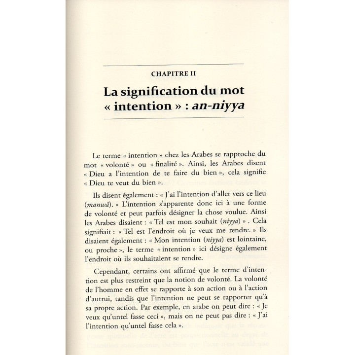 Les Actes ne Valent que par leurs Intentions IBN TAYMIYYA