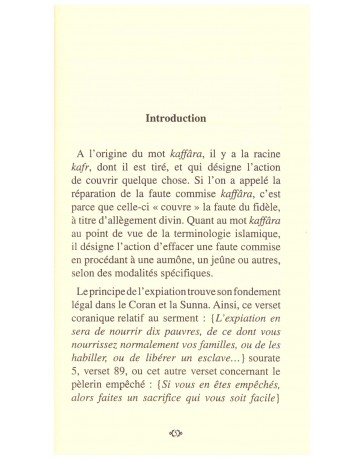 Al Kaffarât Les Moyens de gagner le pardon de Dieu