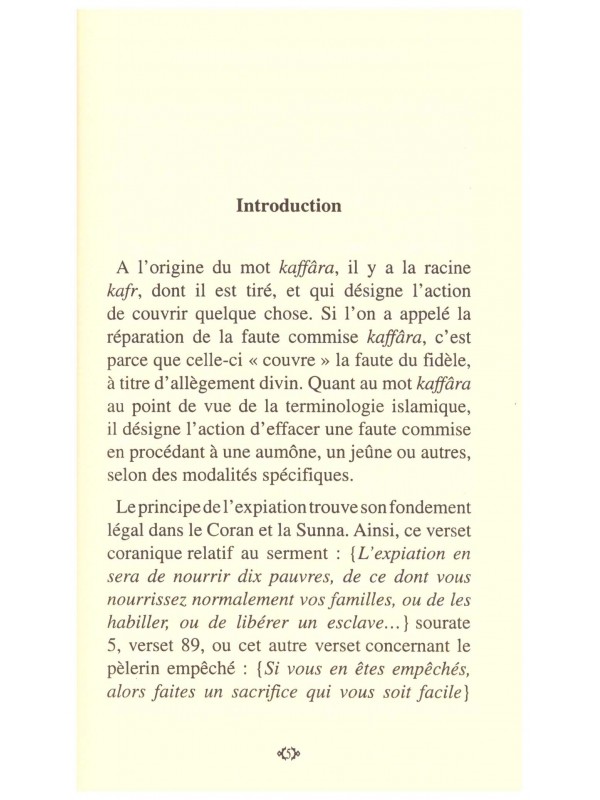 Al Kaffarât Les Moyens de gagner le pardon de Dieu