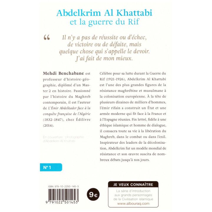 Abdelkrim Al Khattabi et la guerre du Rif MEHDI BENCHABANE