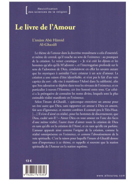 Le Livre de l'Amour Al Ghazali