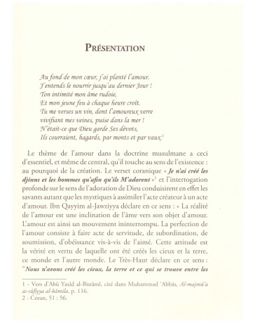 Le Livre de l'Amour Al Ghazali