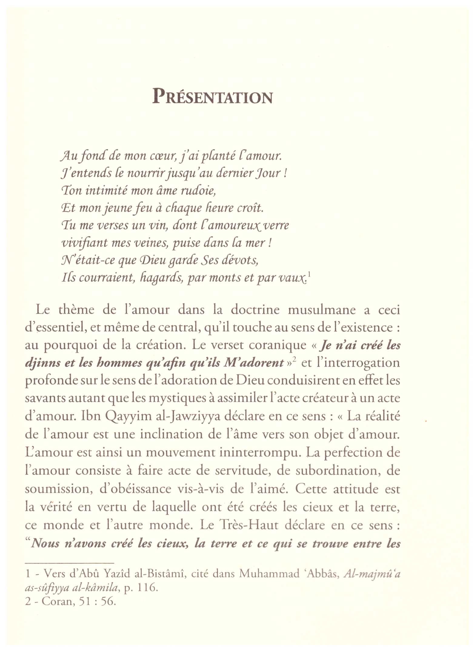 Le Livre de l'Amour Al Ghazali