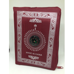 Tapis prière pocket Bordeaux