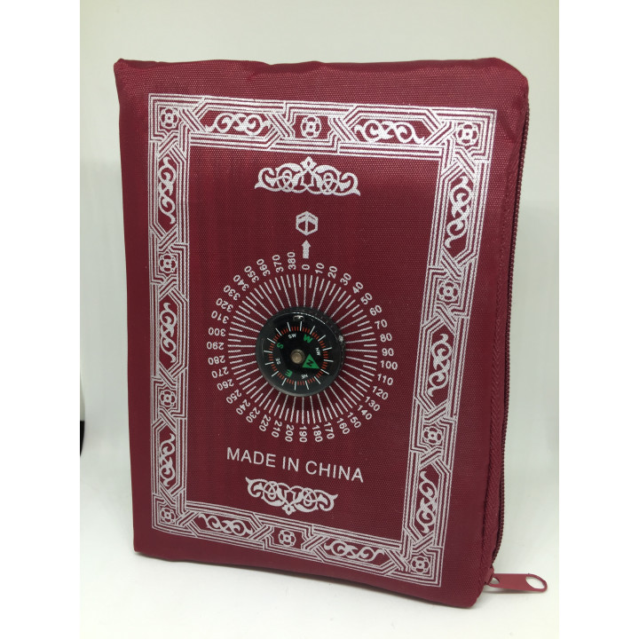 Tapis prière pocket Bordeaux