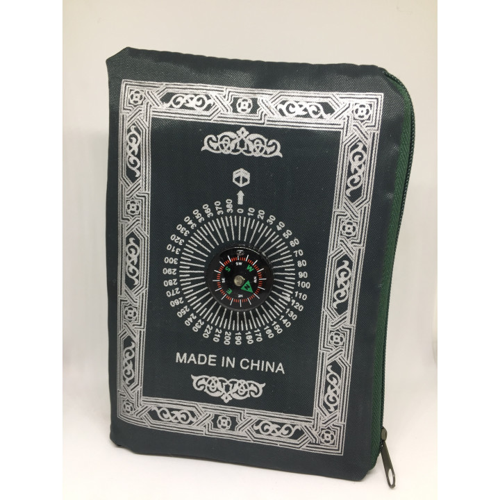 Tapis prière pocket gris anthracite